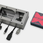 USB-Monitor-montierter Extender, entfernte und lokale Einheiten