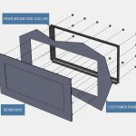 Flat Panel Mount Keyboard Mounting Diagram